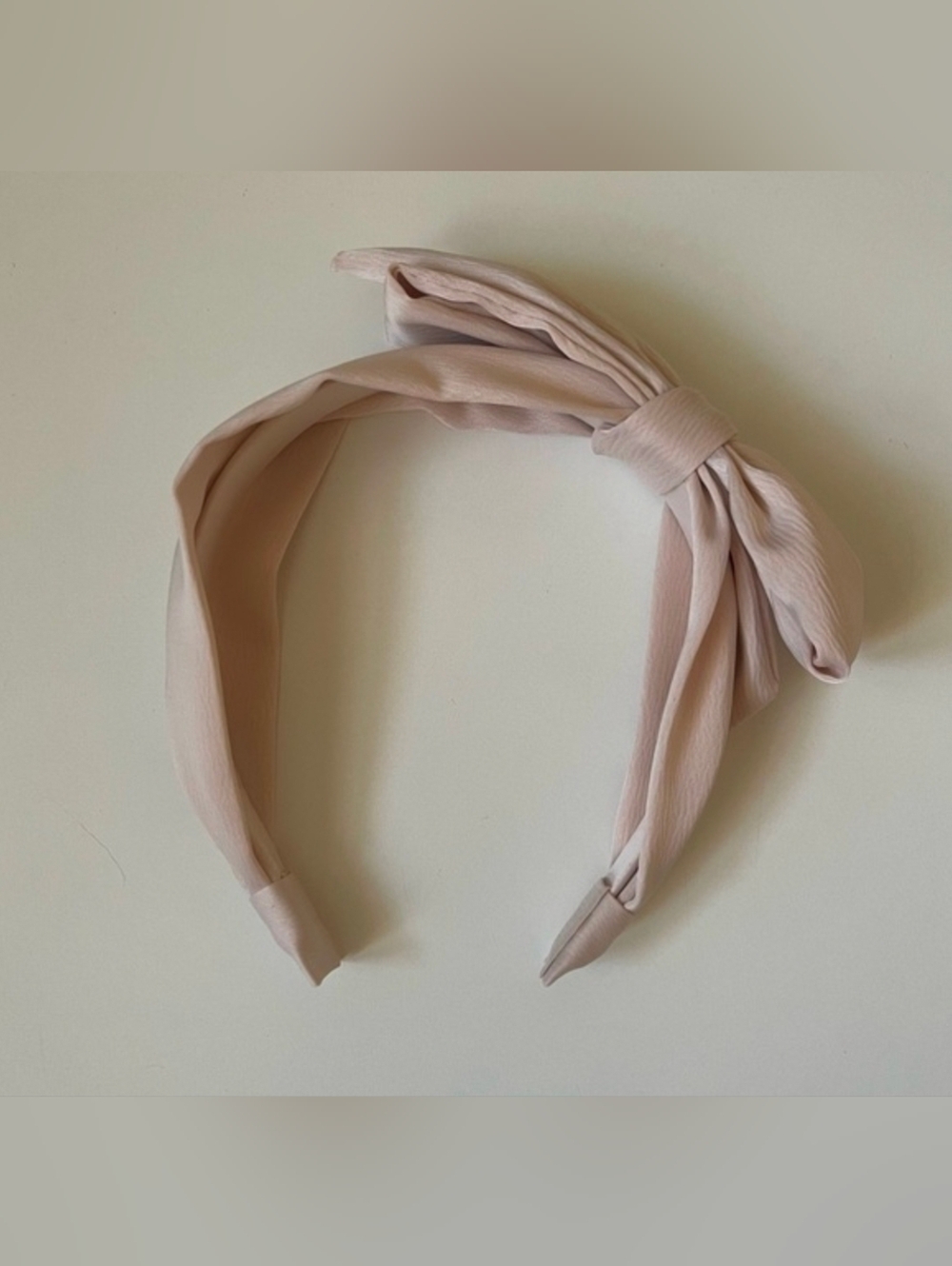 Kristin Ess The Satin Headband in Blush BNIB